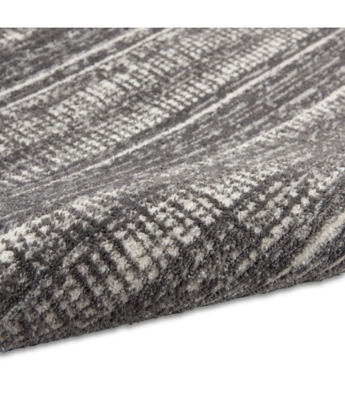 Calvin Klein CK011 Verdant Charcoal Ivory VRD04 5 ft. X 7 ft. Rect. Rug