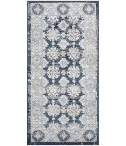Nourison Dekor Grey Navy DEK02 2 ft. X 4 ft. Rect. Rug