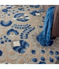Nourison Aloha Natural Blue ALH17 9 ft. X 12 ft. Rect. Rug