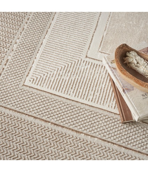 Nourison Glam Ivory GLM07 7 ft. 10 in. X 9 ft. 10 in. Rect. Rug