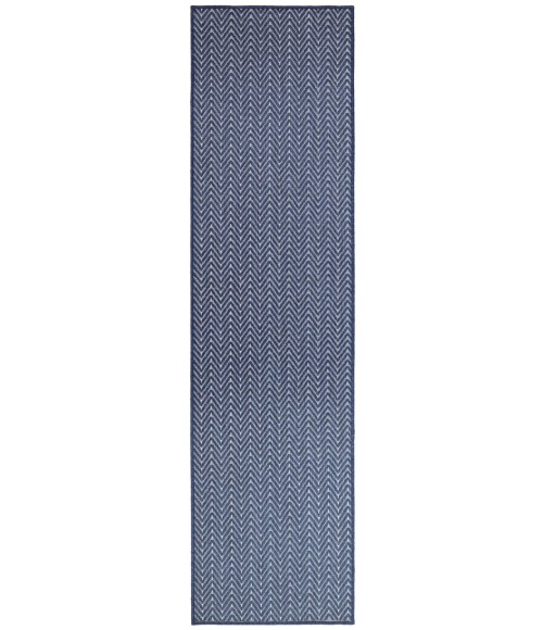 Nourison Horizon Indoor/Outdoor Navy Rug HOZ02 2 ft. X 6 ft. Rect. - Rugs Town Nourison Horizon Indoor/Outdoor Navy HOZ02 2 ft. X 6 ft. Rect. Rug