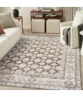 Nourison Dekor Ivory Brown DEK02 7 ft. 10 in. X 9 ft. 10 in. Rect. Rug