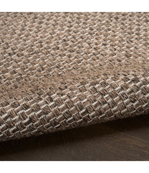 Nourison Tulum Brown TLM03 8 ft. X Round Rug