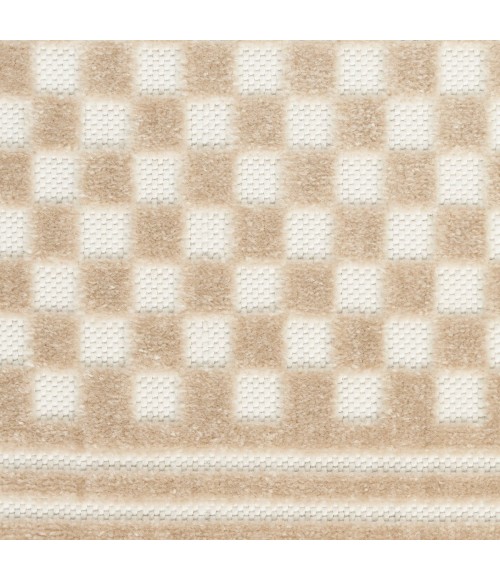 Nourison Casual Beige CSU02 6 ft. 7 in. X 9 ft. 2 in. Rect. Rug