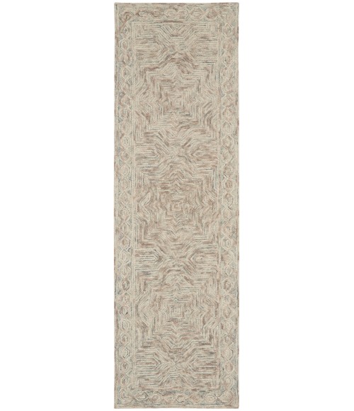 Nourison Interlock Blue Ivory ITL03 8 ft. Rect. Rug