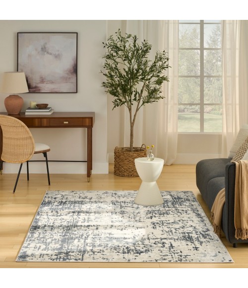 Nourison Concerto Ivory Grey CNC17 6 ft. X 9 ft. Rect. Rug