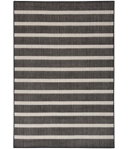 Nourison Positano Black Ivory POS03 7 ft. X 10 ft. Rect. Rug