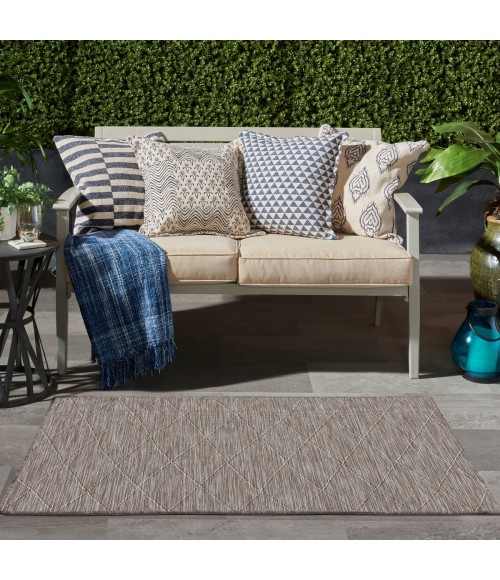 Nourison Practical Solutions Grey Mocha PSL01 3 ft. X 5 ft. Rect. Rug