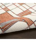 Nourison Nordic Ivory Rust NRC17 4 ft. X 6 ft. Rect. Rug