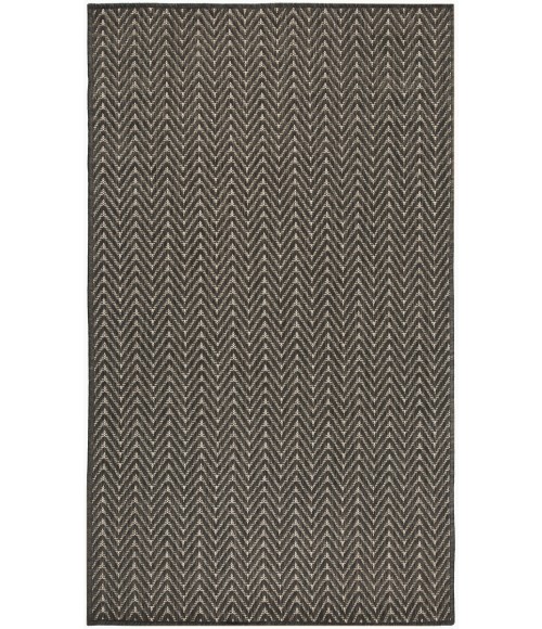 Nourison Horizon Indoor/Outdoor Charcoal HOZ02 3 ft. X 5 ft. Rect. Rug