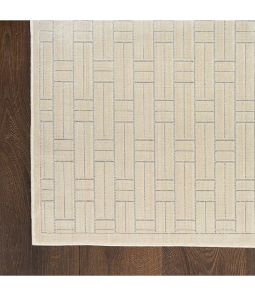 Nourison Washable Charm Ivory WCH02 4 ft. X 6 ft. Rect. Rug