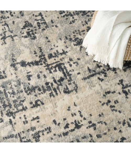 Nourison Concerto Ivory Grey CNC17 6 ft. X 9 ft. Rect. Rug