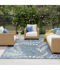 Nourison Aloha Blue ALH18 7 ft. 10 in. X 10 ft. 6 in. Rect. Rug