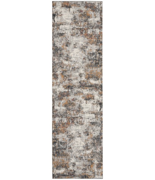 Nourison Ludlow Grey/Multi LDW03 2 ft. 2 in. X 7 ft. 6 in. Rect. Rug