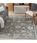 Nourison Oushak Home Charcoal OUS01 6 ft. X 9 ft. Rect. Rug