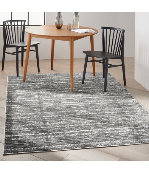 Calvin Klein CK011 Verdant Charcoal Ivory VRD04 5 ft. X 7 ft. Rect. Rug