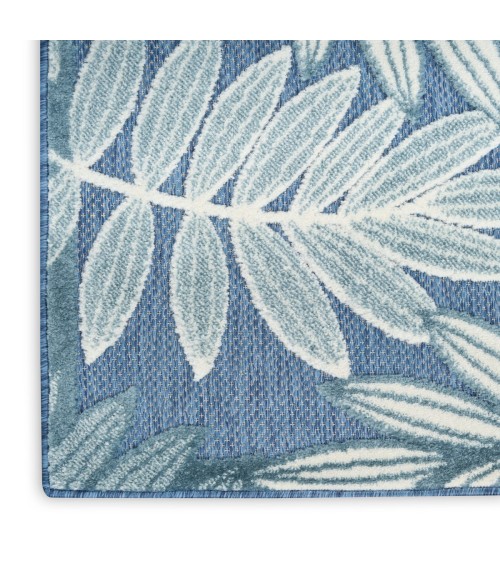 Nourison Aloha Blue ALH18 5 ft. 3 in. X 7 ft. 5 in. Rect. Rug