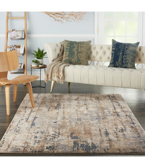 Nourison Concerto Beige Grey CNC01 6 ft. X 9 ft. Rect. Rug