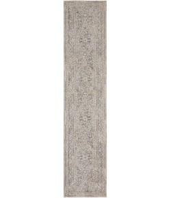 Nourison Nyle Ivory/Grey/Blue NYE01 2 ft. 3 in. X 8 ft. Rect. Rug