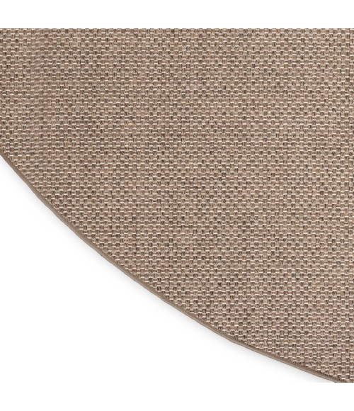 Nourison Tulum Brown TLM03 8 ft. X Round Rug