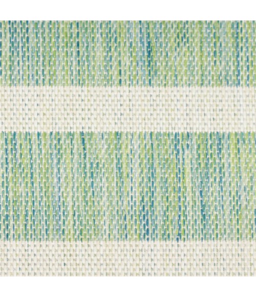 Nourison Positano Blue Green Ivory POS03 2 ft. 2 in. X 8 ft. Rect. Rug