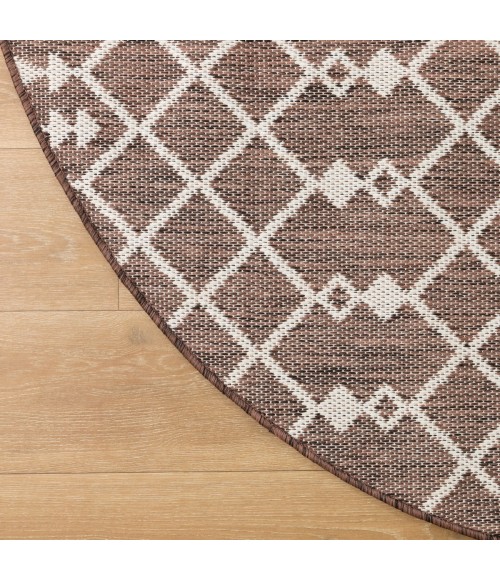 Nourison Positano Natural POS02 8 ft. X Round Rug