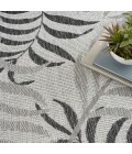 Nourison Garden Oasis Grey GOA01 10 ft. X 14 ft. Rect. Rug