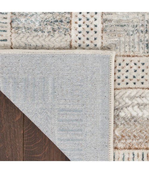 Nourison Glam Ivory Multicolor GLM07 2 ft. 3 in. X 7 ft. 6 in. Rect. Rug