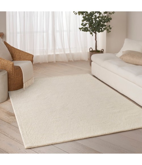 DKNY Pure Angles Ivory ANG01 4 ft. X 6 ft. Rect. Rug
