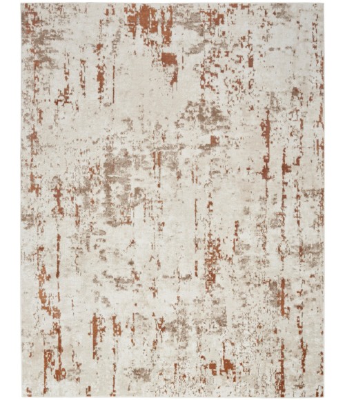 Nourison Concerto Ivory Rust CNC01 5 ft. 3 in. X 7 ft. 3 in. Rect. Rug