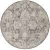 Nourison Oushak Home Charcoal OUS01 7 ft. 10 in. X Round Rug