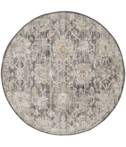 Nourison Oushak Home Charcoal OUS01 7 ft. 10 in. X Round Rug