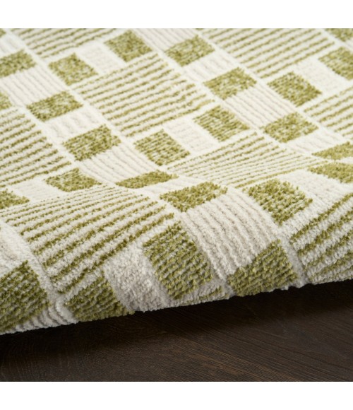 Nourison Nordic Green NRC13 2 ft. X 6 ft. Rect. Rug