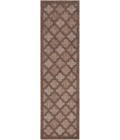 Nourison Easy Care Brown NES01 2 ft. 2 in. X 10 ft. Rect. Rug