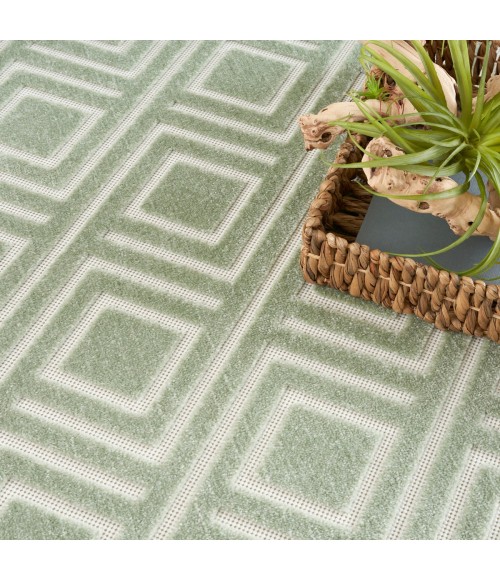 Nourison Casual Green CSU03 3 ft. 11 in. X 5 ft. 11 in. Rect. Rug