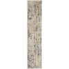 Nourison Concerto Beige Grey CNC01 2 ft. 2 in. X 10 ft. Rect. Rug