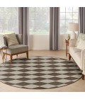 Nourison Positano Natural POS04 6 ft. X Round Rug