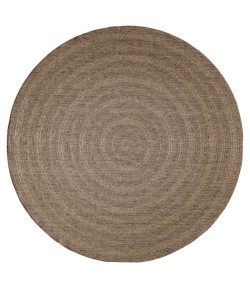 Nourison Tulum Brown TLM04 8 ft. X Round Rug