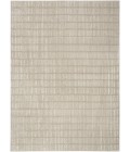 Nourison Cozy Modern Grey Ivory CMD03 7 ft. 10 in. X 9 ft. 10 in. Rect. Rug