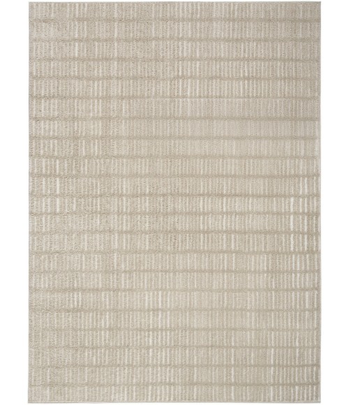 Nourison Cozy Modern Grey Ivory CMD03 7 ft. 10 in. X 9 ft. 10 in. Rect. Rug