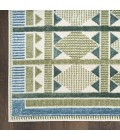 Nourison Nordic Green Blue NRC06 5 ft. X 7 ft. Rect. Rug