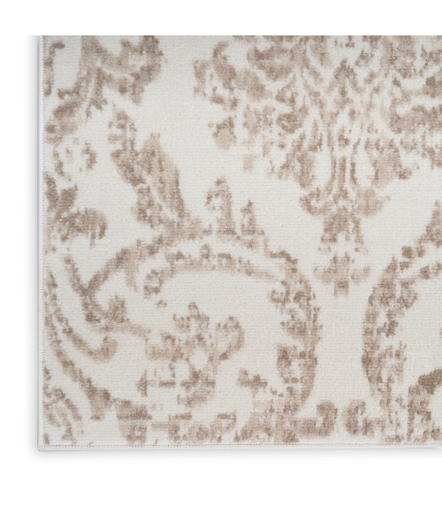 Nourison Jubilant Ivory Beige JUB09 6 ft. X 9 ft. Rect. Rug