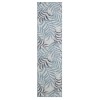 Nourison Garden Oasis Blue GOA01 2 ft. X 8 ft. Rect. Rug