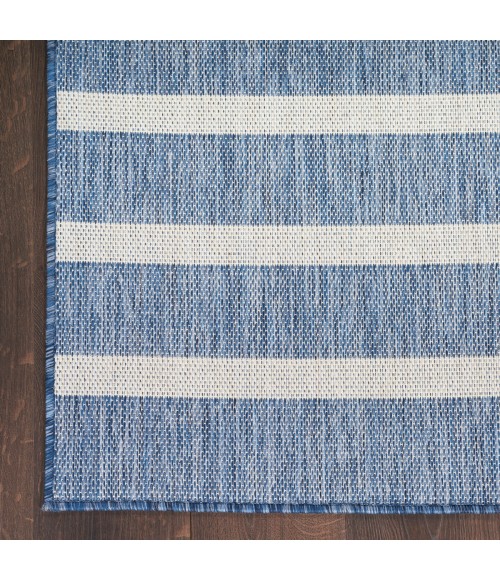 Nourison Positano Navy Ivory POS03 6 ft. X 9 ft. Rect. Rug