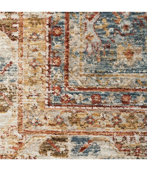 Nourison Petra Blue PTR01 2 ft. 3 in. X 10 ft. 2 in. Rect. Rug