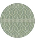 Nourison Positano Blue Green POS02 8 ft. X Round Rug