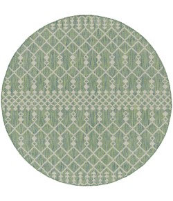 Nourison Home Positano POS02 Blue Green 8 ft. Round Area Rug
