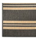 Nourison Horizon Indoor/Outdoor Charcoal HOZ05 6 ft. x 9 ft. Rect. Rug