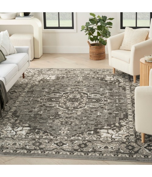Nourison Concerto Grey CNC05 5 ft. 3 in. X 7 ft. 3 in. Rect. Rug