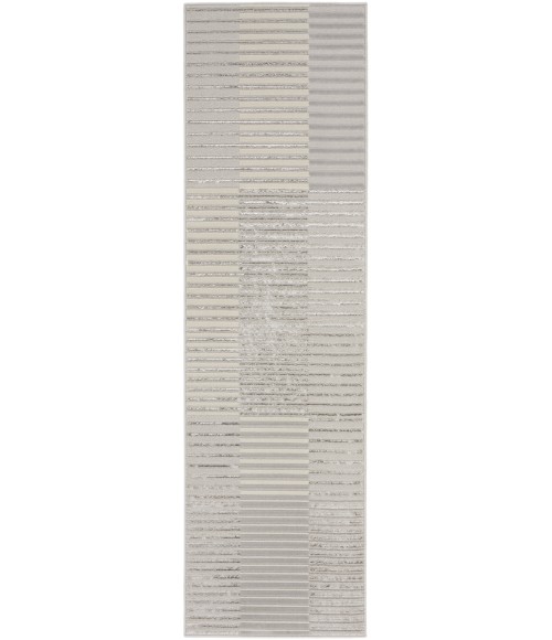 Nourison Splash Silver Grey BSK04 8 ft. Rect. Rug